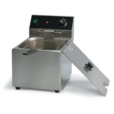 Global Solutions By Nemco GS1611 Deep Fryer 16 Lb Fat Capacity Removable Oil Pan & Heating Element