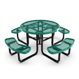 Flash Furniture SLF-EMR-46-GN-GG Creekside Outdoor Picnic Table 46" Dia. Round