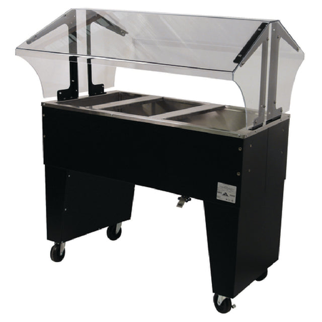 Advance Tabco B3-CPU-B Ice Cooled Portable Food Buffet Table 47-1/8"W X 35"D X 53"H