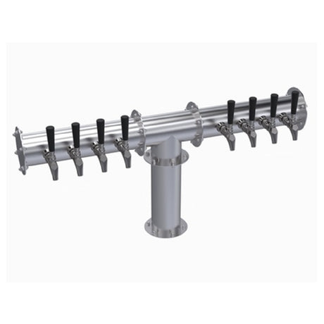 Krowne KPTH-8A Krowne Pipe T-Head Tower Eight Faucets Handles And Faucets Not Included