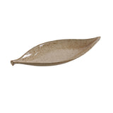 Yanco AG-412 Agate Leaf Plate 12"L X 4-1/2"W Dishwasher