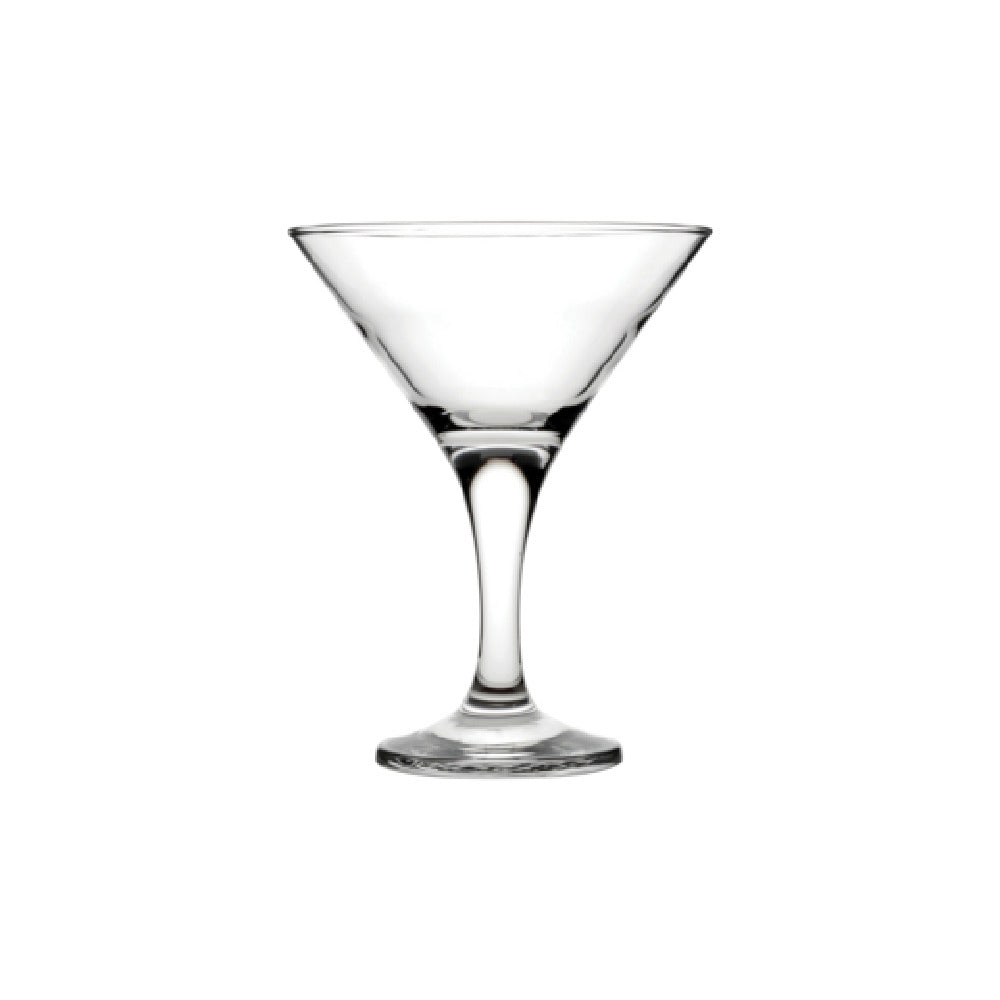Steelite P44410 Martini Glass 6 Oz. (H 5-1/4" M 4-1/4" T 4-1/4" B 2-1/2") Soda Lime