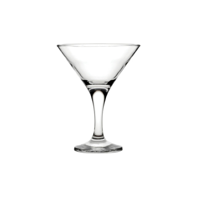 Steelite P44410 Martini Glass 6 Oz. (H 5-1/4" M 4-1/4" T 4-1/4" B 2-1/2") Soda Lime