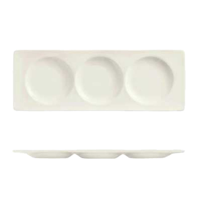 Libbey BW-3333 (Formerly World Tableware) Tray 13" X 4-5/8" Rectangular