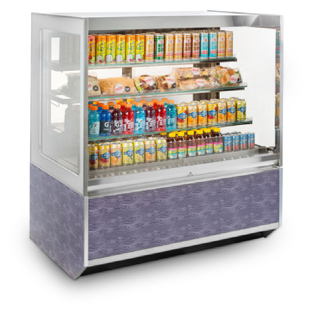 Federal Industries ITRSS6026-B18 Italian Glass Refrigerated Display Case Self-service