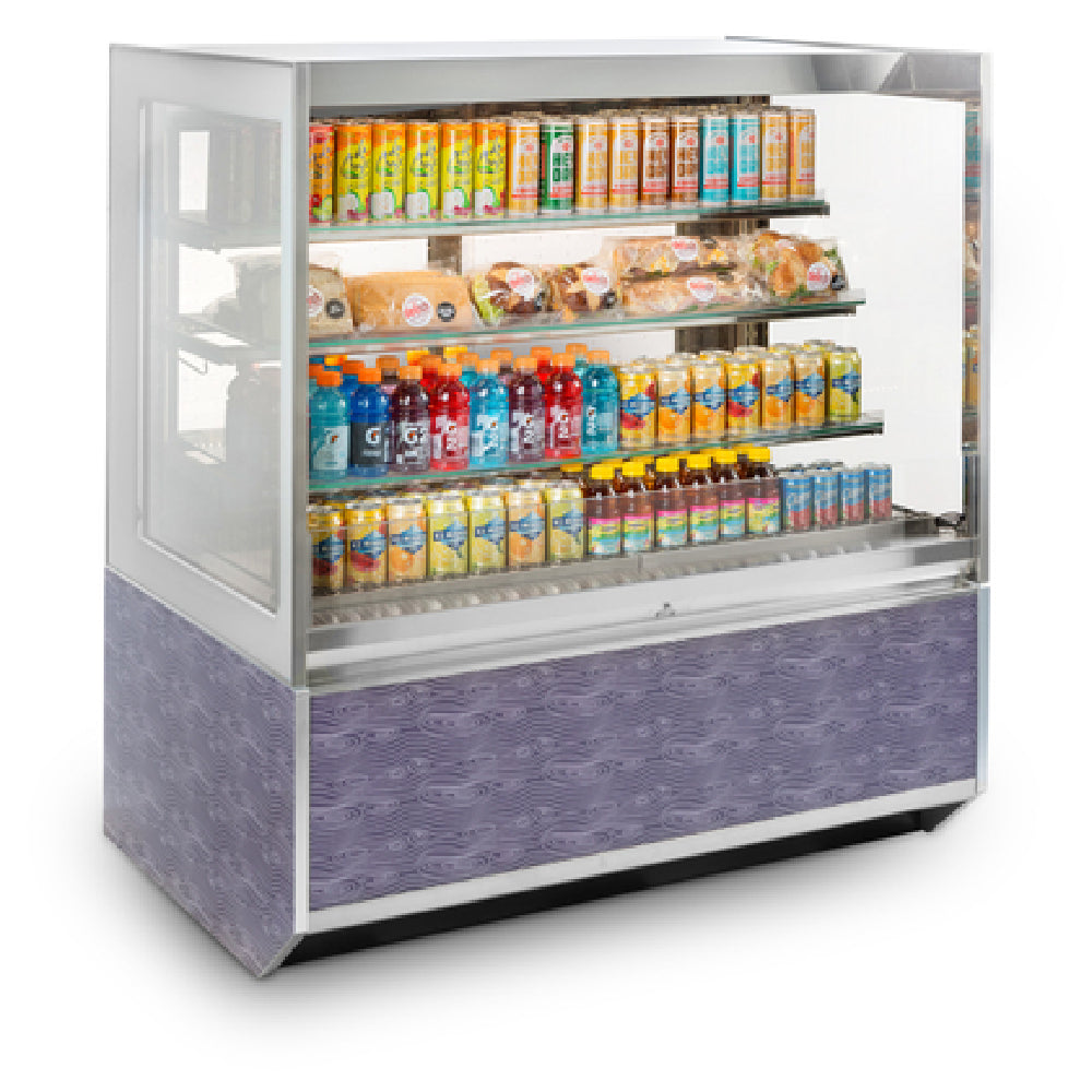 Federal Industries ITRSS3634-B18 Italian Glass Refrigerated Display Case Self-service