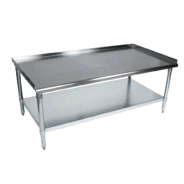 BK Resources SVET-4830 Equipment Stand 49"W X 30"D X 26"H 18/430 Stainless Steel Top Reinforced With 1-1/2" Square Tubing