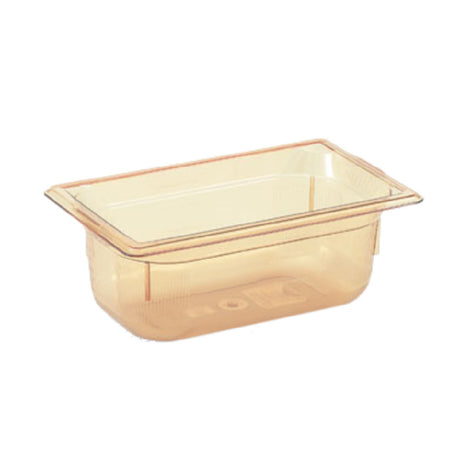 Vollrath 9044410 Super Pan® 1/4 GN Food Pan 4" Deep High-temp Amber Resin