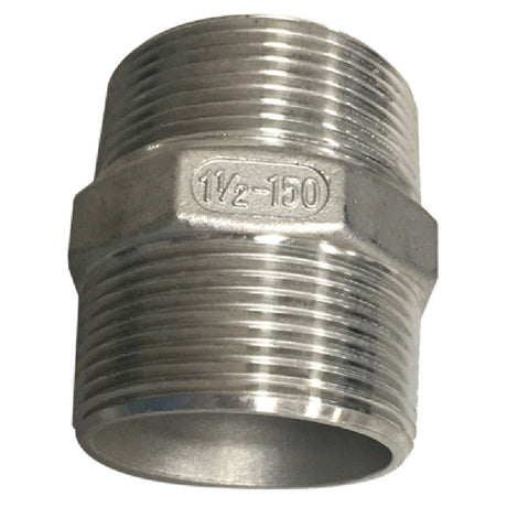 BK Resources BK-LDA Lever Drain Coupling 1-1/2" Male To Male Stainless Steel