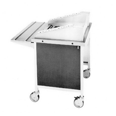 Atlas Metal CASB Tray & Silverware Dispenser Unit 36-1/4"L Single Self-elevating Tray Platform (specify Tray Size)