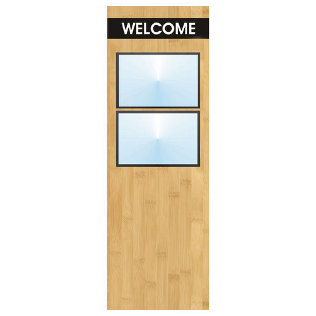 Hubert 12914 - Menu Board, 2-pocket, Floor Stand