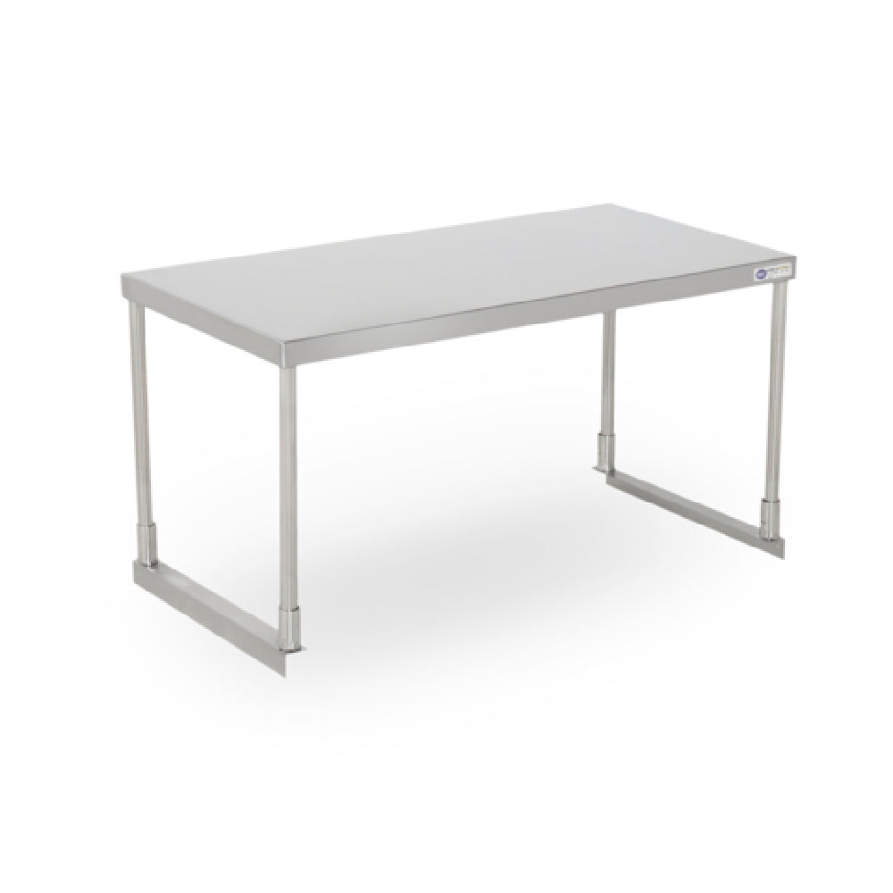 Steel Works Stainless SWSOS-1672 Over Shelf Single Tier 18ga/430 Stainless Steel