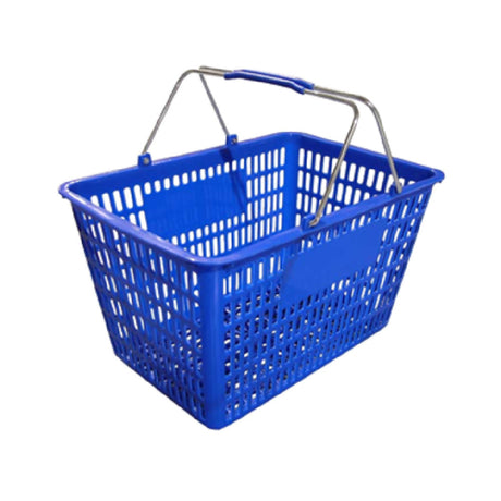 Omcan 13023 (13023) Shopping Hand Basket (2) Steel Handles With Plastic Coating