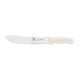 Thunder Group SLKF416WT Butcher Knife 10" Blade White Polypropylene Handles