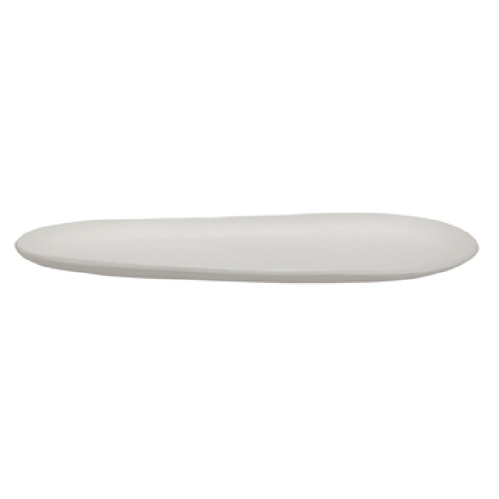 Bon Chef 80040PWHT Platter 13-13/16" X 6-3/4" X 3/4"H Oval
