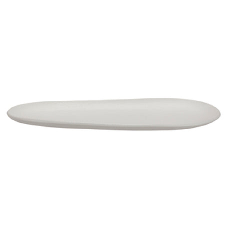 Bon Chef 80040PWHT Platter 13-13/16" X 6-3/4" X 3/4"H Oval