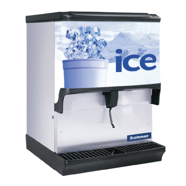 Scotsman IOD250-1 Ice Dispenser Counter Model 30"W X 31"D X 41"H Approximately 250 Lb Storage Capacity