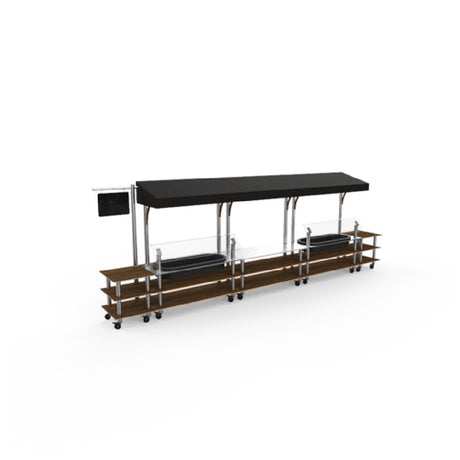 Steelite MGCMLA08WSBW Market Station Mixed Materials (minimum = Case Quantity 1 Per Case) (repack Item)