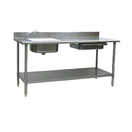 Eagle PT 3072 Spec-Master® Series Work Table With Prep Sink 72"W X 30"D