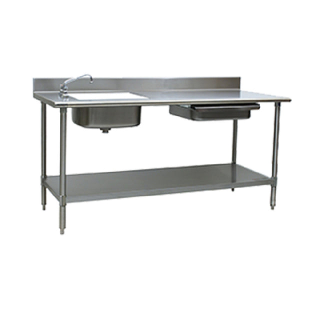 Eagle PT 3096 Spec-Master® Series Work Table With Prep Sink 96"W X 30"D