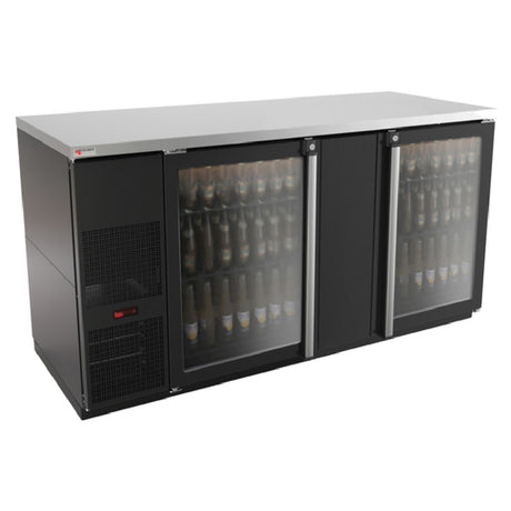 Micro Matic MBB68G-E Pro-Line™ E-Series™ Refrigerated Back Bar Cabinet Two-section