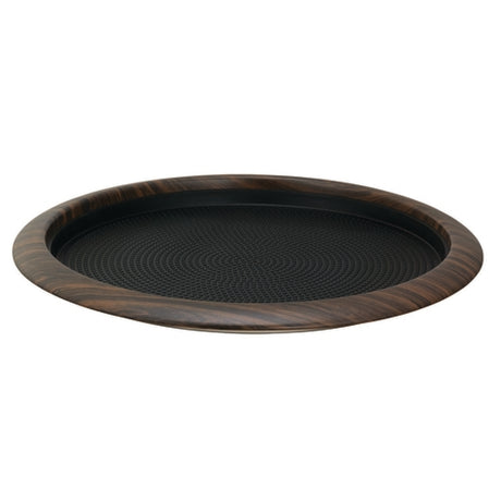 Service Ideas TR1412RIDW Natural Elements Tray 14" Dia. (12" Dia. Inside) Round