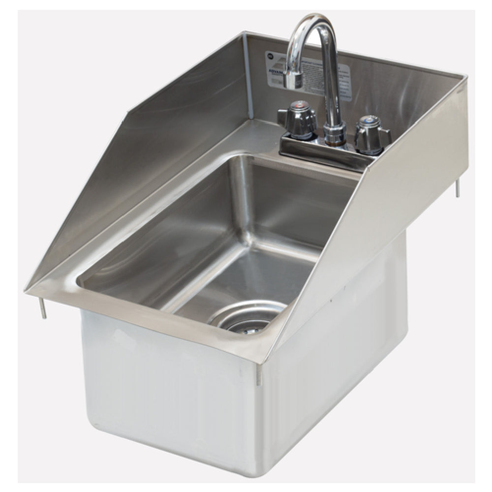 Advance Tabco DI-1-10SP-EC-X Special Value Drop-In Sink 1-compartment 10" Wide X 14" Front-to-back X 10" Deep Bowl