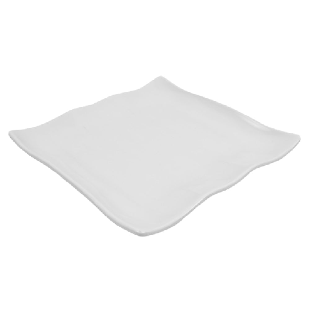 Bauscher Hepp T90525 - Wavy Platter, 9-3/4"L X 9-3/4"W X 1-1/4"H, Square