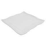 Bauscher Hepp T90525 - Wavy Platter, 9-3/4"L X 9-3/4"W X 1-1/4"H, Square