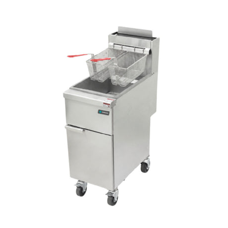 Hurakan By Equip.me HKN-FXF50EW(LPG) - Hurakan Fryer Floor Model, LPG/Propane, 15.55"W