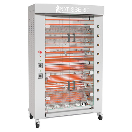 Rotisol FB1160-8E-SS FlamBoyant Rotisserie Oven Electric Floor Model