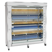 Rotisol GF1675-8G-SS_NAT GrandFlame Rotisserie Oven Gas Floor Model