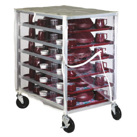 Dinex DXPDHOR12UP Room Service Cart 33"L X 25-9/32"W X 38-13/32"H Single Compartment