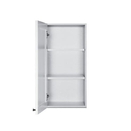 Summit CABWH1530L - Wall Cabinet, 15" W X 30"H, 6-way Adjustable Hinge