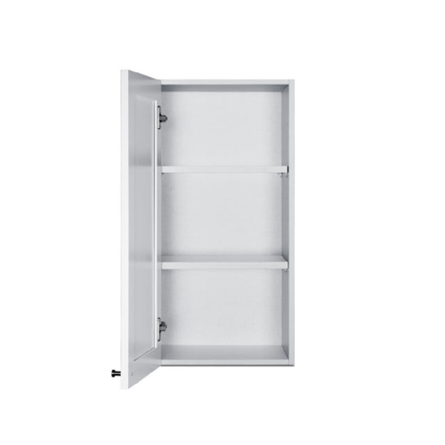 Summit CABWH1530L - Wall Cabinet, 15" W X 30"H, 6-way Adjustable Hinge