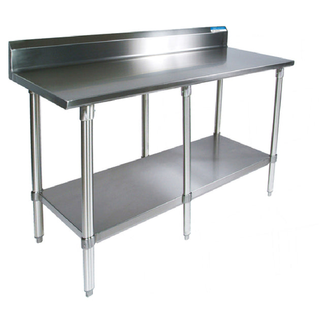 BK Resources VTTR5-8430 Work Table 84"W X 30"D 18/430 Stainless Steel Top