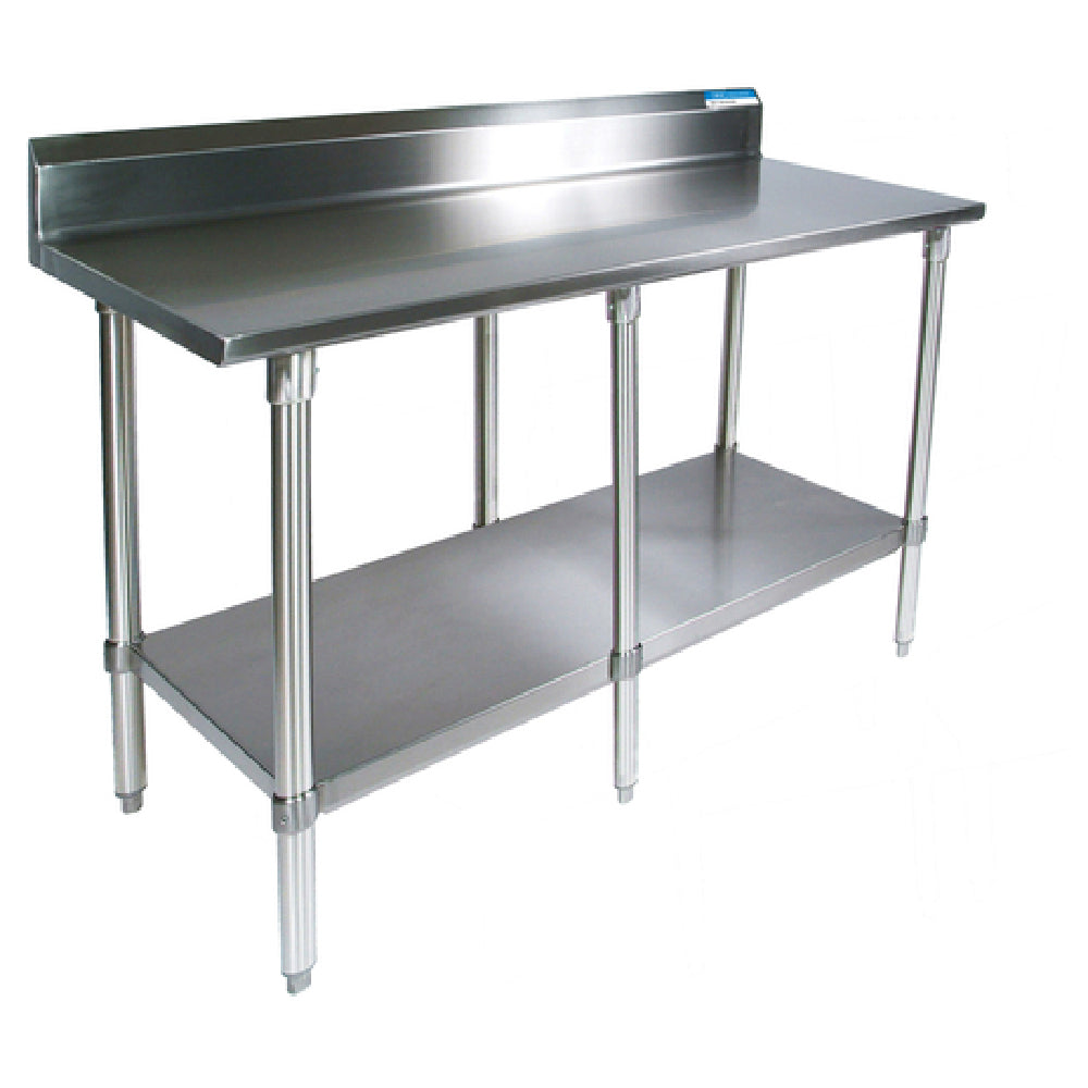 BK Resources VTTR5-9630 Work Table 96"W X 30"D 18/430 Stainless Steel Top