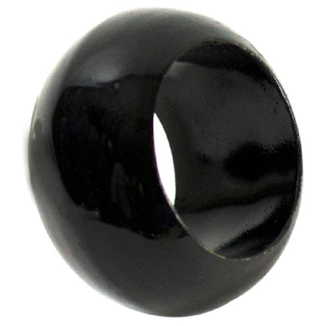 10 Strawberry St NAP-BLK - Napkin Rings, Lacquer Black (sold In Case Pack ONLY) (Stocked)