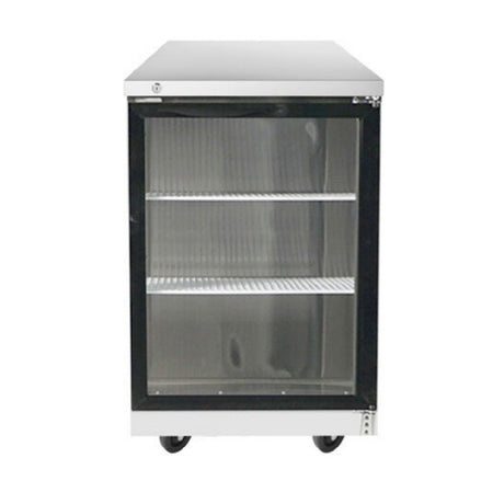 Atosa MBB23GGR Atosa Back Bar Cooler Two-section 23"W X 31-1/8"D X 38-3/4"H