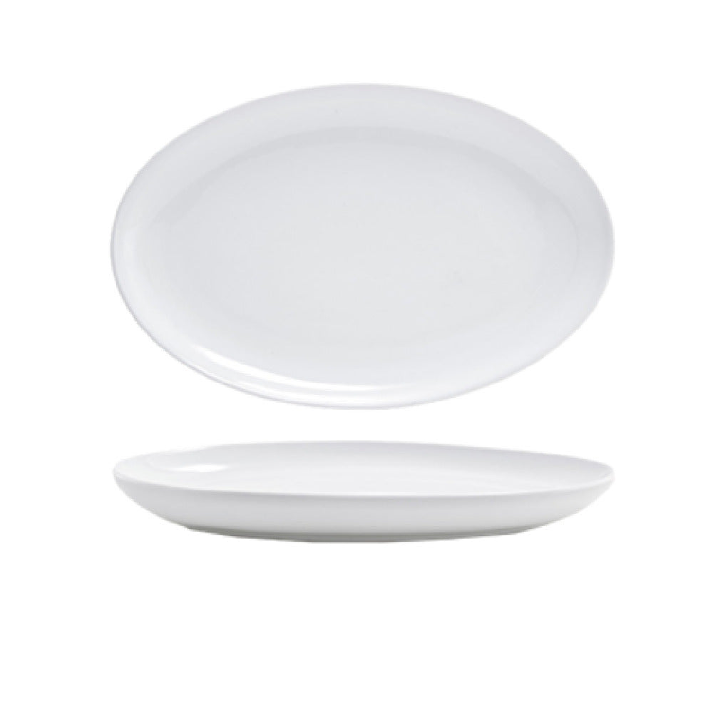 FOH DSP024WHP22 Harmony™ Plate 9-1/4" X 6-1/4" X 1" Oval