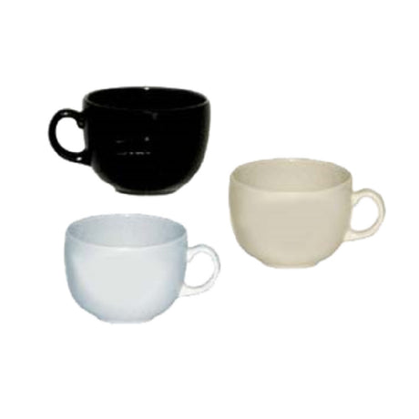 GET Enterprises C-1001-BK Black Elegance™ Mug 18 Oz. (18.8 Oz. Rim Full) 4-1/2" Dia. X 3-1/4"H