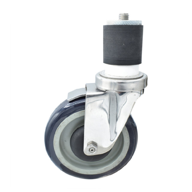 BK Resources 5SS-4RA-PLY-TLB - Swivel Caster, 2" Expanding Stem, 5" Polyurethane Wheel