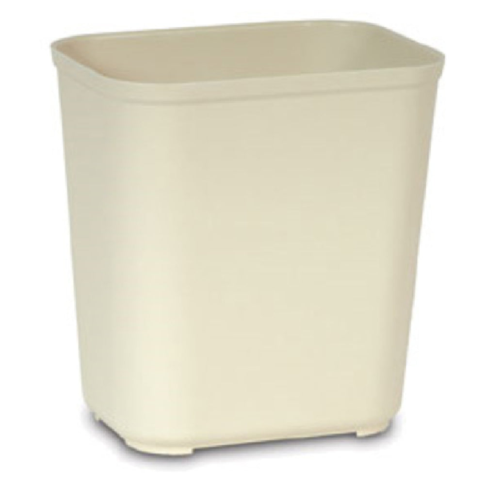 Rubbermaid FG254300BEIG - Waste Basket, 28 Quart, 14-1/2"W X 10-1/2"D X 15-5/16"H