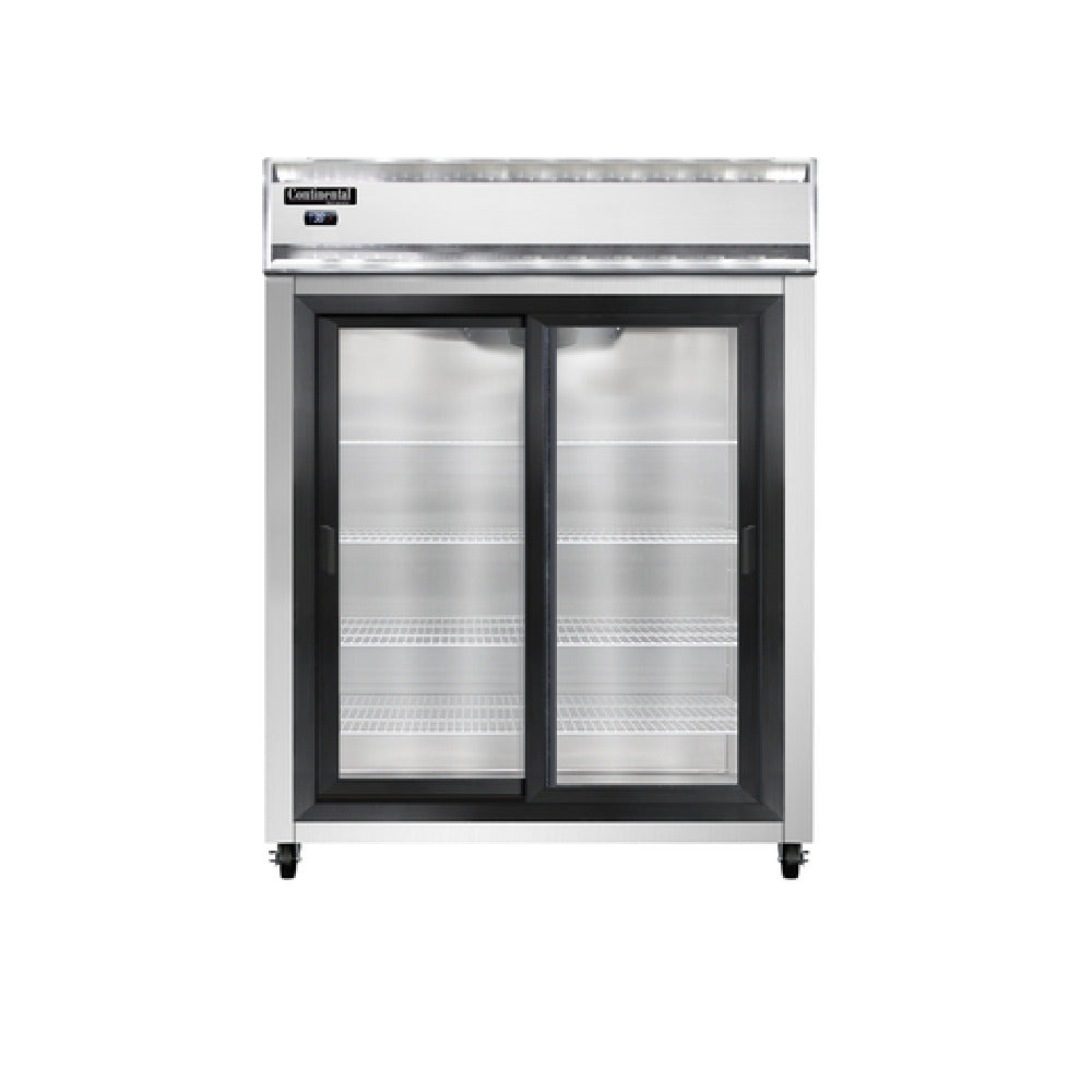 Continental Refrigerator 2RESNSSSGD Extra-Wide Refrigerator Reach-in 57"W