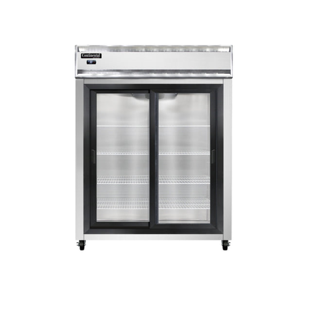 Continental Refrigerator 2RESNSSSGD Extra-Wide Refrigerator Reach-in 57"W