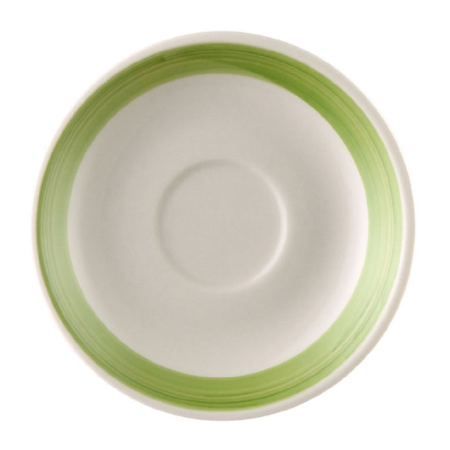 CAC China R-36-G Rainbow Saucer 4-1/2" Dia. X 3/4"H Round