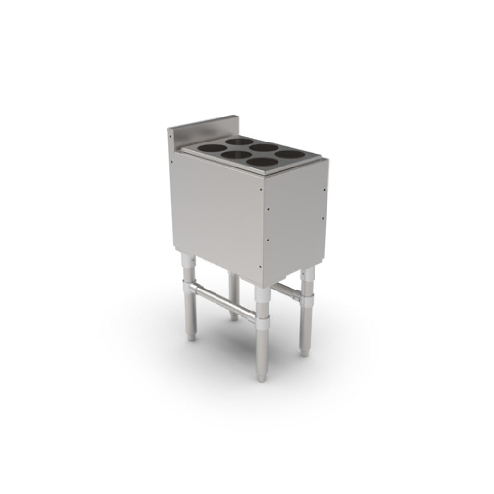 John Boos UBIB-1812-X Slim-Line Underbar Ice Bin/Cocktail Unit 12"W X 18"D X 32-1/2"H Overall Size