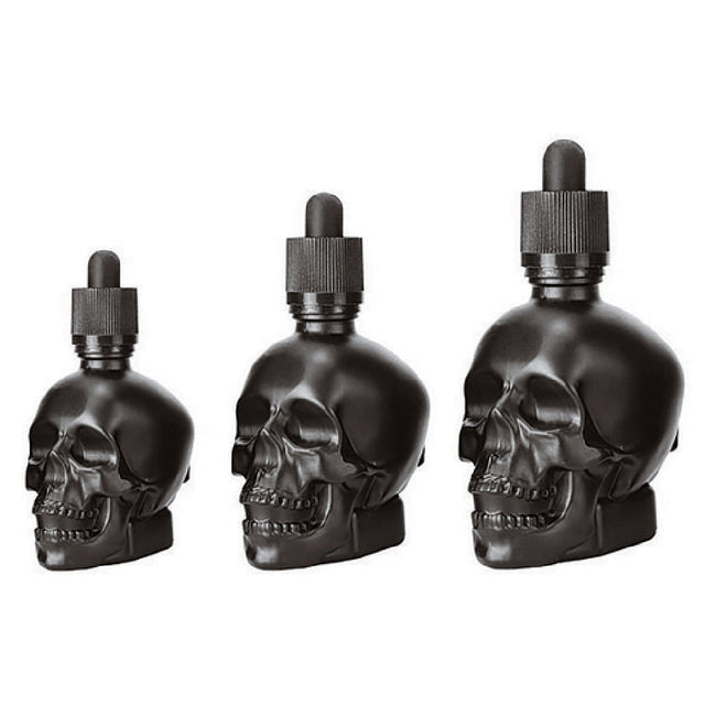 Paderno 41680-06 Skull Dash Bottle 2 Oz. Painted Glass