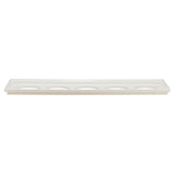 Bon Chef EZ-12L-1-SDSMOKEGRA - EZ Fit Smart Bowl Tile, 1/2 Long, (5) 3-1/8" Cutouts