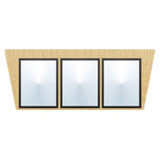 Hubert 15298 - Menu Board, 3-pocket, Wall-mount